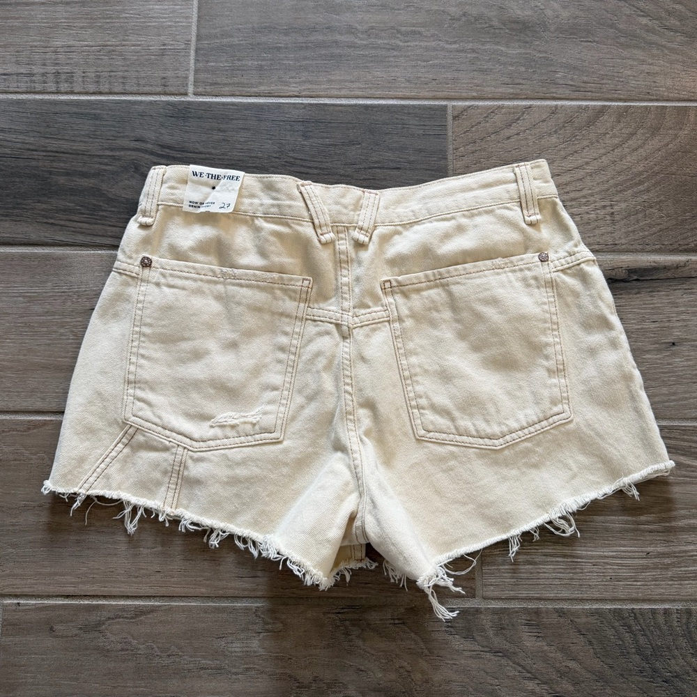 We The Free Now Or Never Denim Distressed Shorts size 27 - Picture 5 of 7